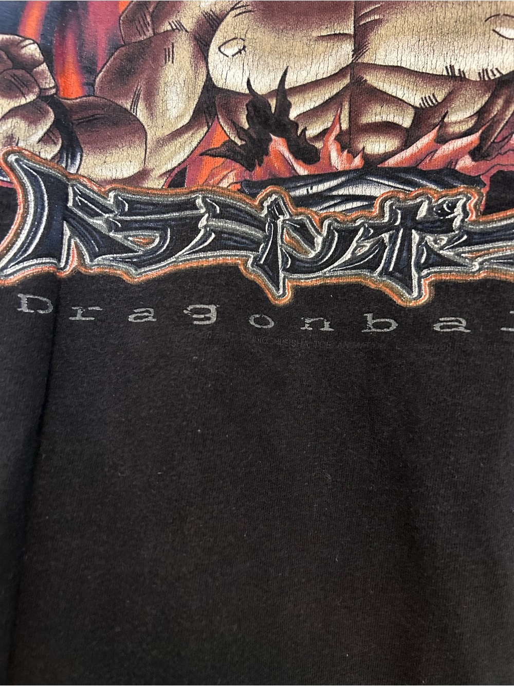 Vintage 2000 Dragonball Z Black Frieza Goku Anime Manga T Shirt Rare Large - Picture 4 of 5